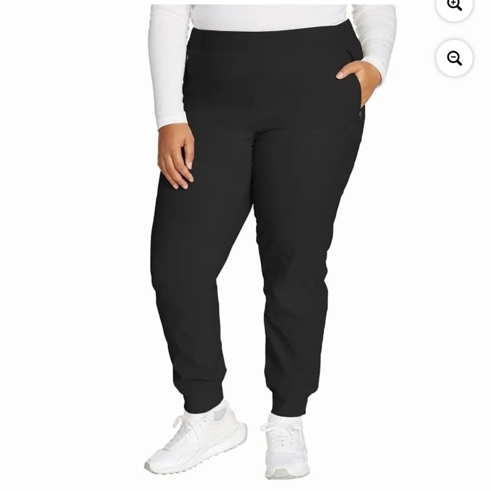 Eddie Bauer Women's‎ Rainier Fleece Lined Jogger Pant 16, Black